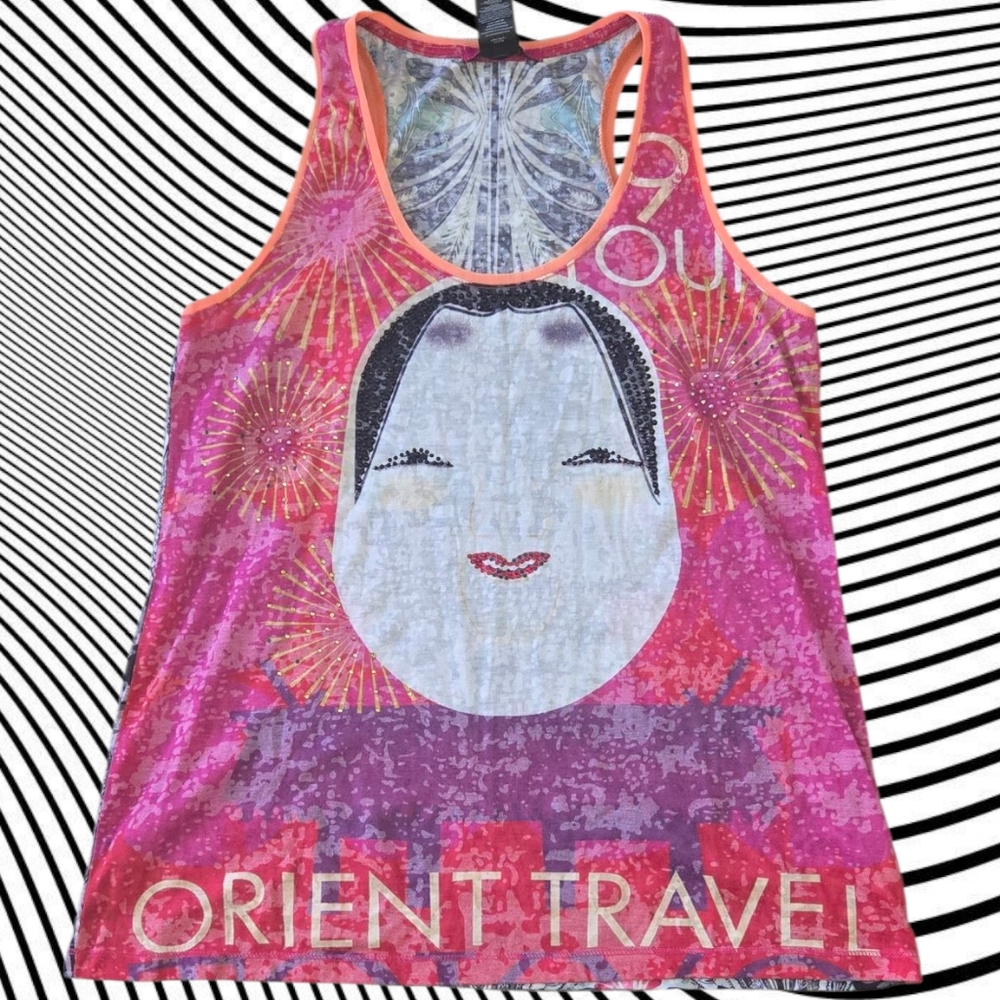 Custo Barcelona Graphic Tank Top Size M